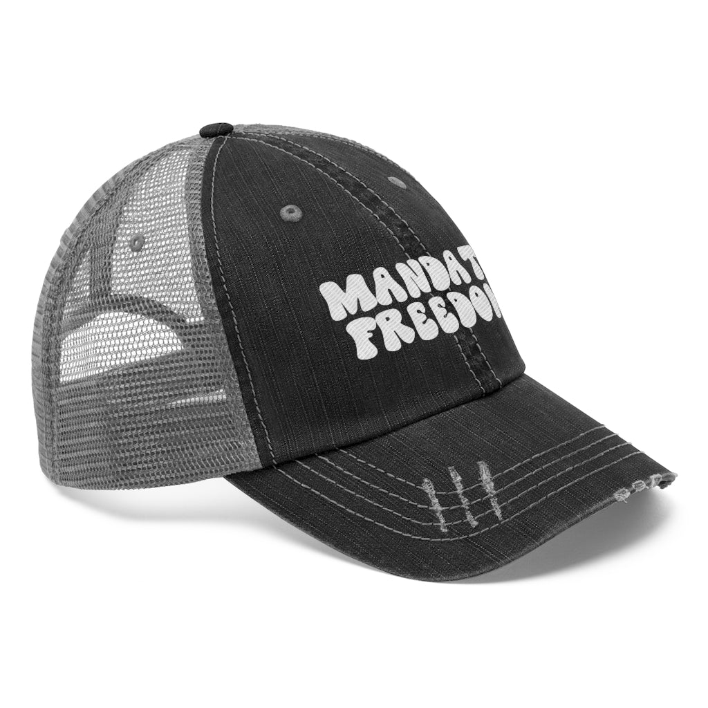 Mandate Freedom Trucker Hat, Retro Font, Freedom Matters, Patriot Cap,  Medical Freedom Protest Hat