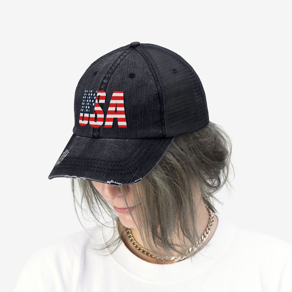 USA Trucker Hat, America Hat, Political Patriot Cap,  Medical Freedom Protest Hat, Freedom Hat