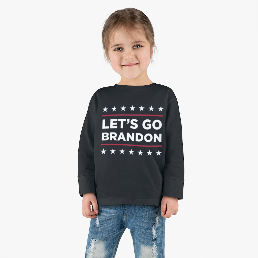 Let's Go Brandon Toddler Long Sleeve Tee