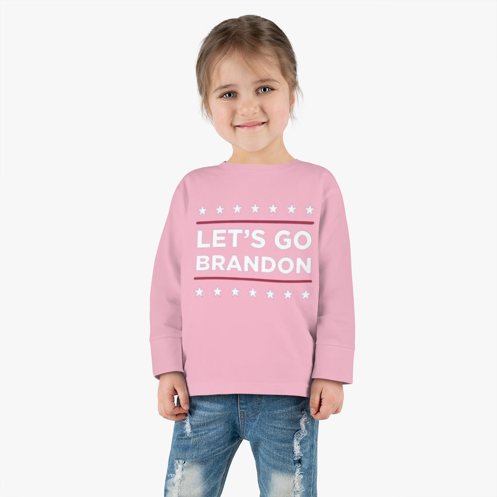 Let's Go Brandon Toddler Long Sleeve Tee