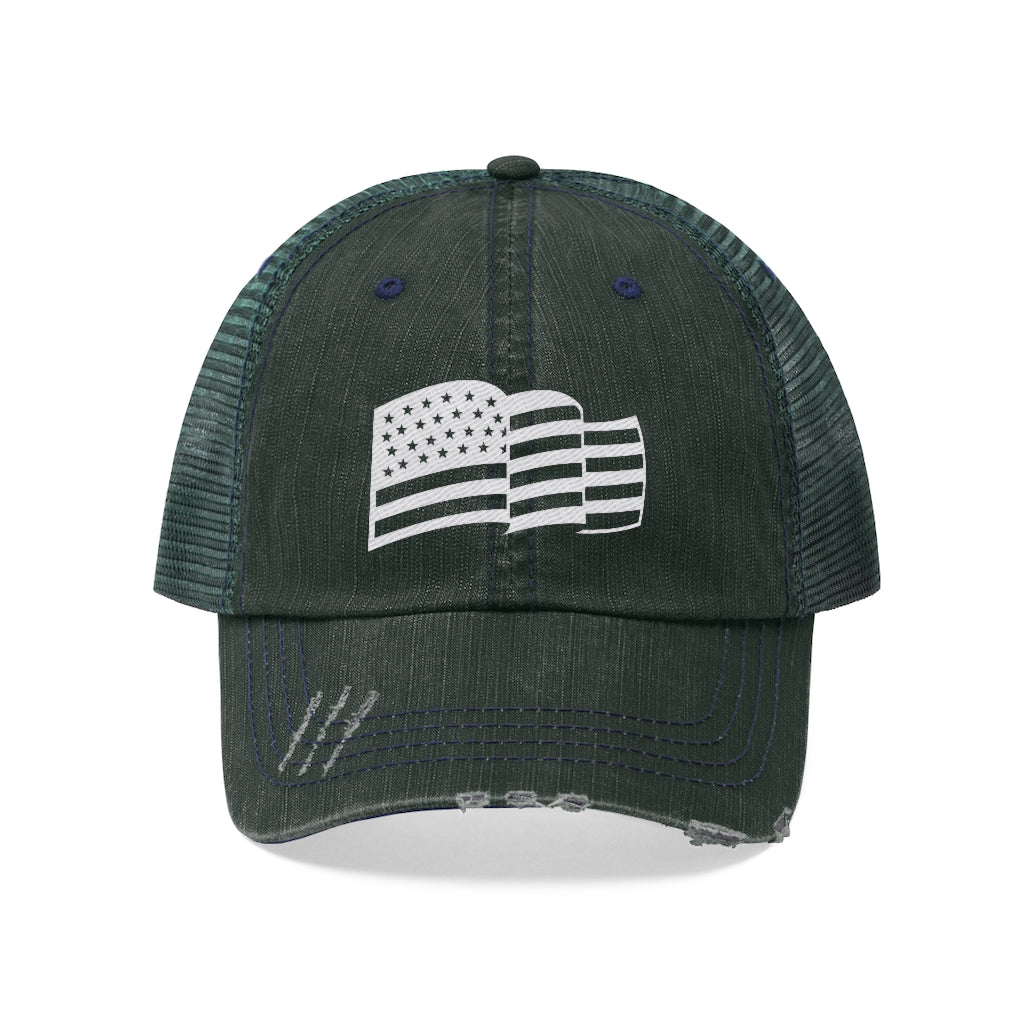 White American Flag, Trucker Hat, America Hat, Political Patriot Cap,  Medical Freedom Protest Hat,  Freedom Convoy 2022