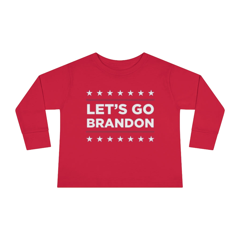 Let's Go Brandon Toddler Long Sleeve Tee