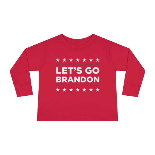 Let's Go Brandon Toddler Long Sleeve Tee